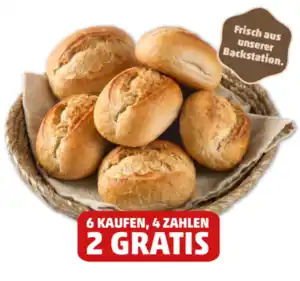 BÄCKERKRÖNUNG Das knusprig-frische Weizenbrötchen