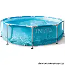 Bild 1 von INTEX® Metal Frame Pool "Beachside" Ø 305 x 76 cm