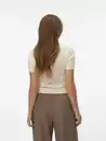 Bild 2 von Vero Moda VMLIMONE SS SCALLOP Poloshirt Beige