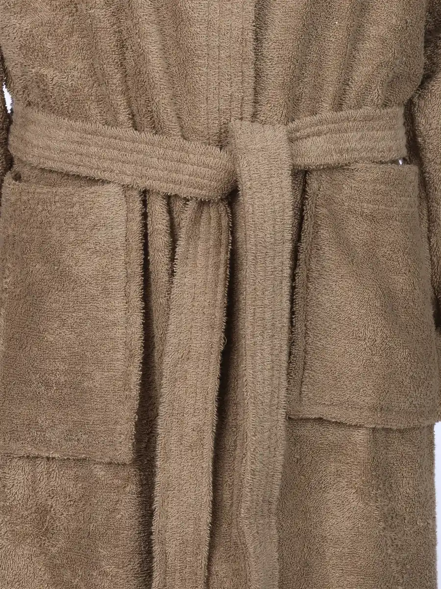 Bild 3 von Bademantel mit Kapuze Beige