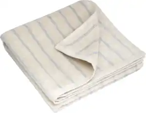 IDEENWELT Handtuch 100 x 50 cm beige mit Streifen