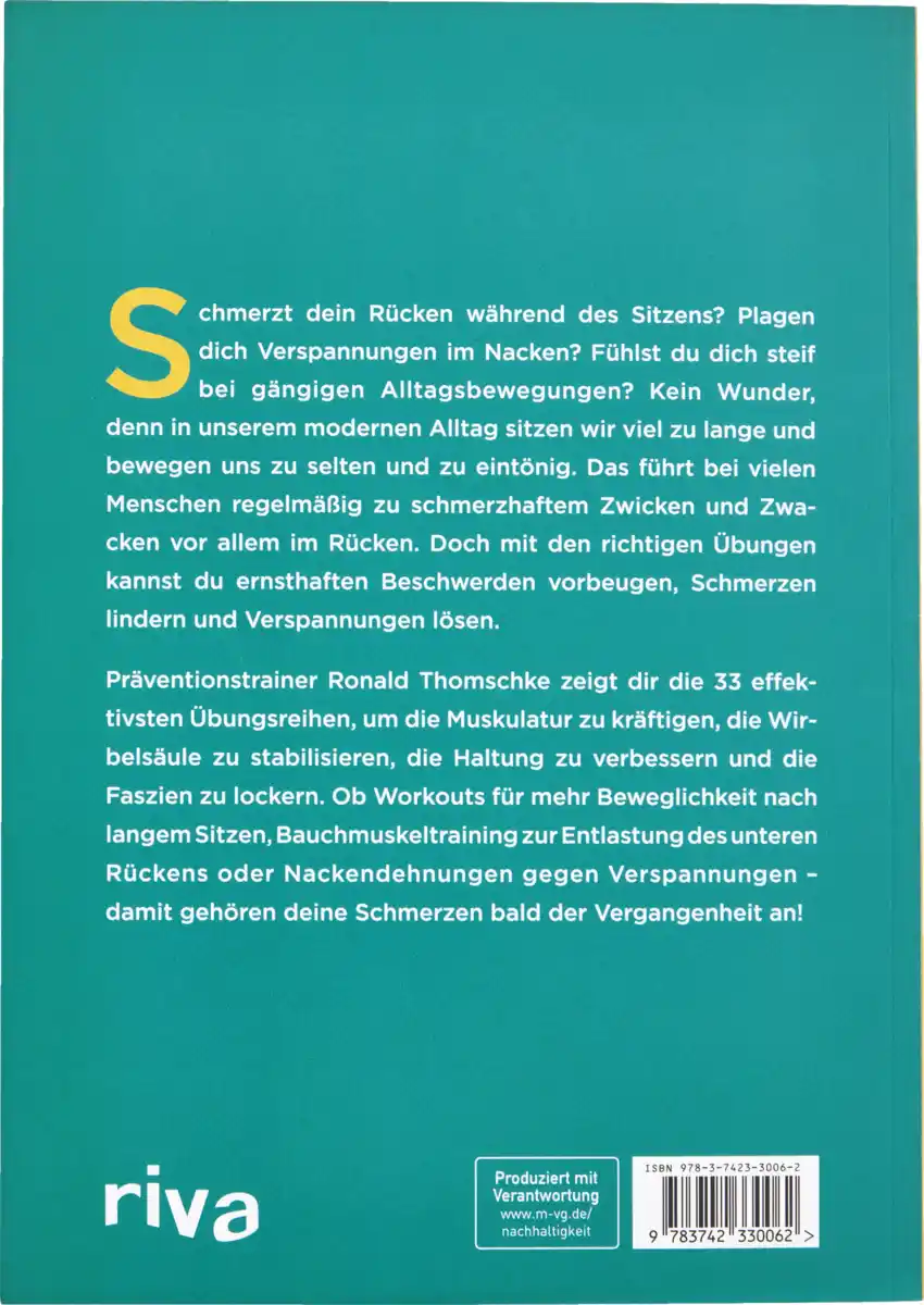 Bild 2 von riva Workoutbuch gegen Rückenschmerzen