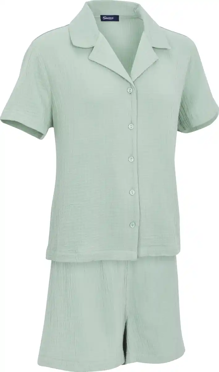 Bild 1 von IDEENWELT Musselin Pyjama Gr. XL