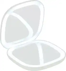 IDEENWELT LED-Kosmetikspiegel grün