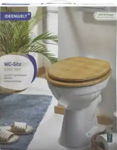 IDEENWELT WC-Sitz Bambus