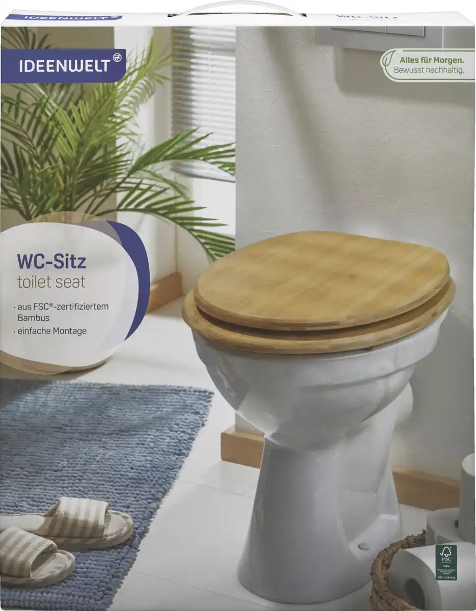 Bild 1 von IDEENWELT WC-Sitz Bambus