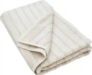 IDEENWELT Duschtuch beige mit Streifen