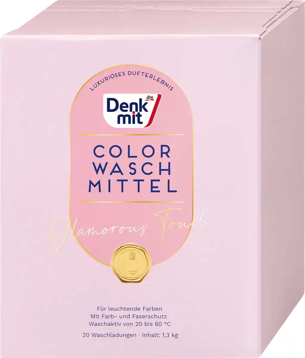 Bild 1 von Denkmit Colorwaschmittel Pulver Glamorous Touch, 20 Wl