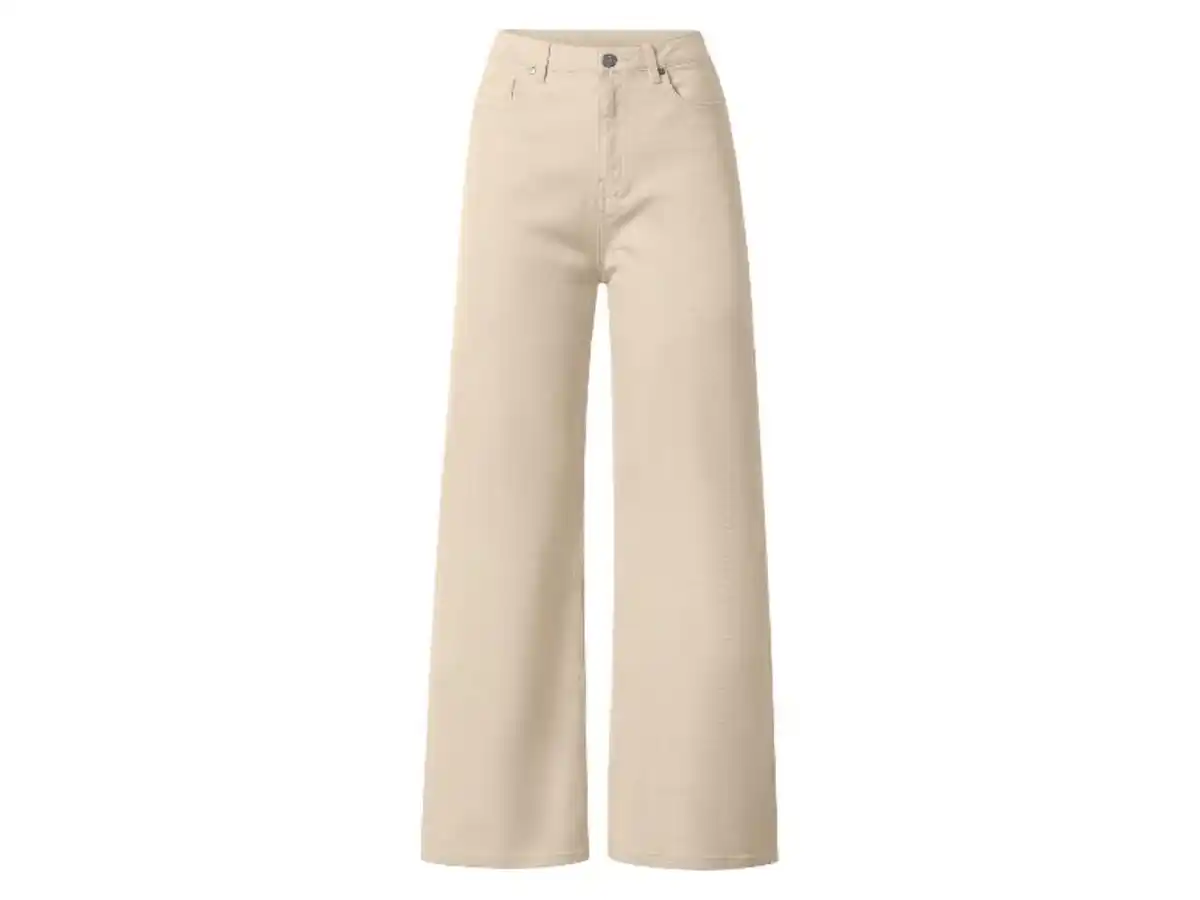 Bild 1 von ESMARA® Damen Jeans, Wide Leg, hohe Leibhöhe