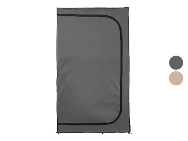 Bild 3 von LIVARNO® Textilkleiderschrank, anthrazit, beige