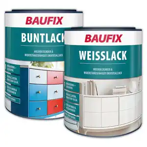 Baufix Weißlack / Buntlack 2in1