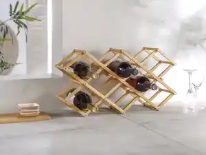 LIVARNO HOME Weinregal, aus Bambus, waagerechte Lagerung