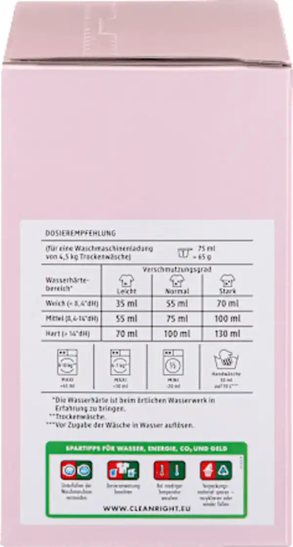 Bild 3 von Denkmit Colorwaschmittel Pulver Glamorous Touch, 20 Wl