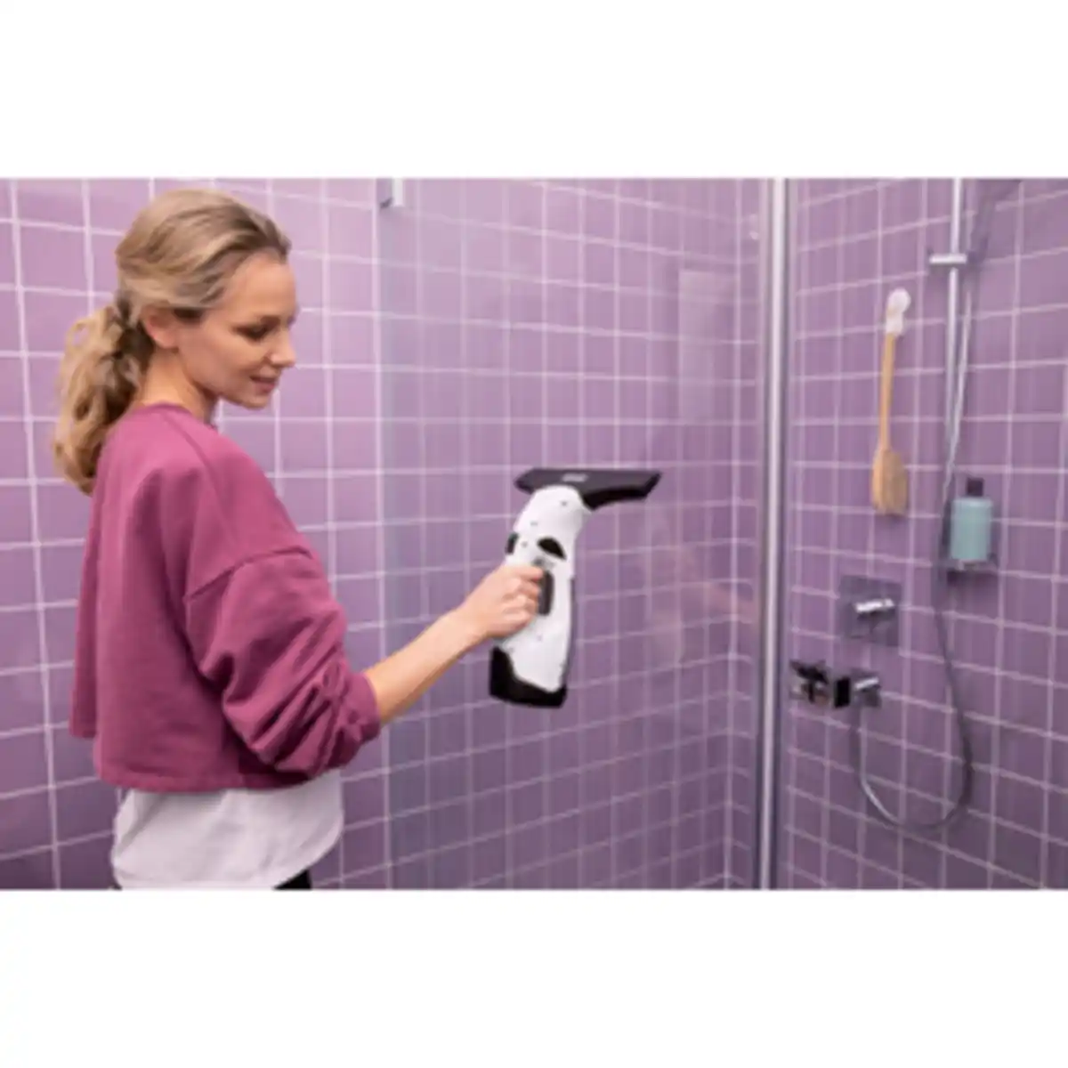 Bild 3 von KÄRCHER Akku-Fenstersauger »WV 2 Plus N«, Höhe: 32 cm, mit LED-Leuchtanzeige