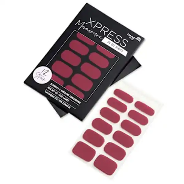 Bild 3 von trend !t up UV Gel Nagelfolien XPRESS Manicure 110 Berry Blossom, 12 St