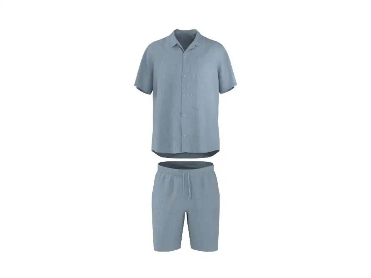 Bild 1 von ESMARA MEN Herren Musselin-Pyjama