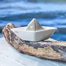 Bild 2 von Dekorieren & Einrichten Keramikschiffchen "Ahoi", beige, 1 St