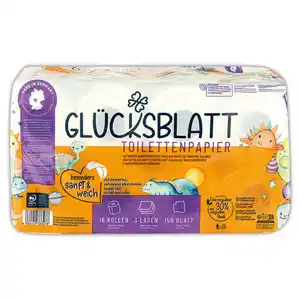 Glücksblatt Toilettenpapier