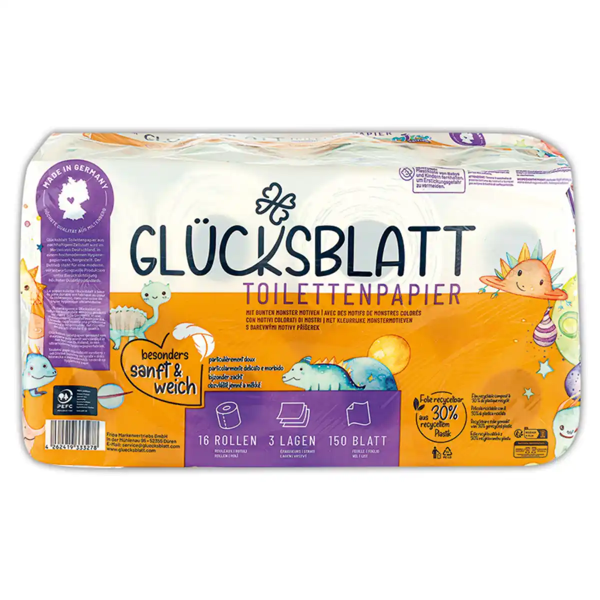 Bild 1 von Glücksblatt Toilettenpapier