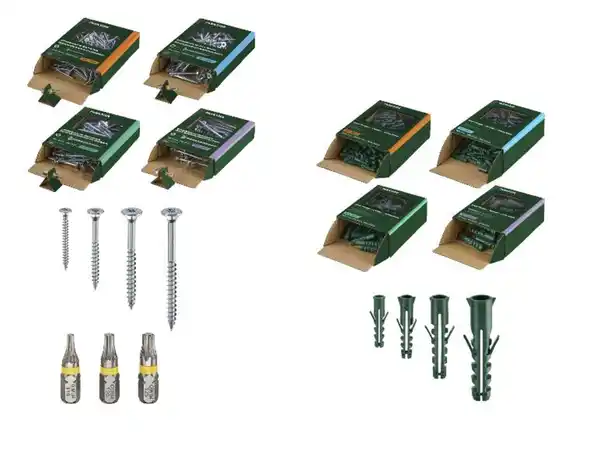 Bild 3 von PARKSIDE® Spanplattenschraubensortiment, 420-tlg./ Dübelsortiment, 500-tlg.