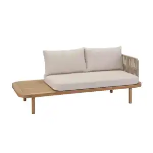 toom Gartenbank 'Eloise' 2-Sitzer Stahl braun 180 x 80 x 68 cm