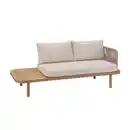 Bild 1 von toom Gartenbank 'Eloise' 2-Sitzer Stahl braun 180 x 80 x 68 cm