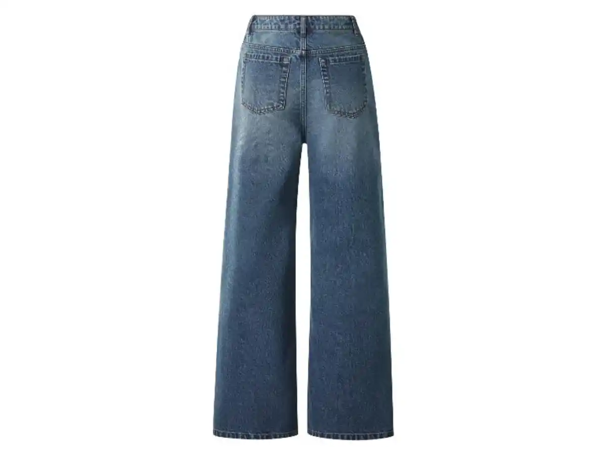 Bild 2 von ESMARA® Damen Jeans, Wide Leg, hohe Leibhöhe