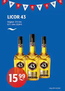 LICOR 43 Original 31 % Vol.