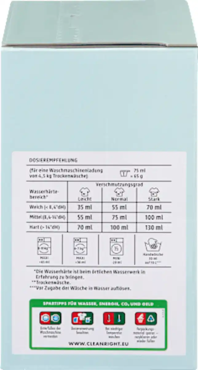 Bild 3 von Denkmit Vollwaschmittel Pulver Pure Delight, 20 Wl