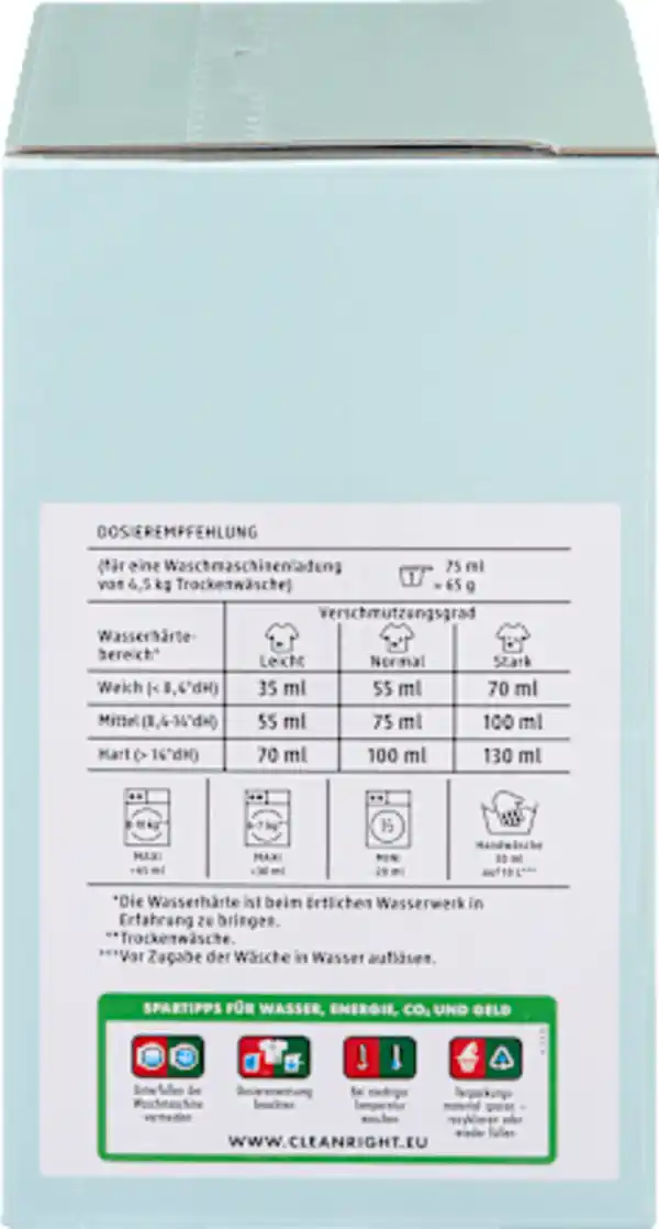 Bild 3 von Denkmit Vollwaschmittel Pulver Pure Delight, 20 Wl
