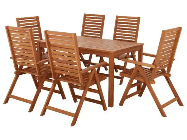 Bild 3 von LIVARNO® Akazie-Set "Sevilla" 7-teilig - Tisch & 6 Klappsessel