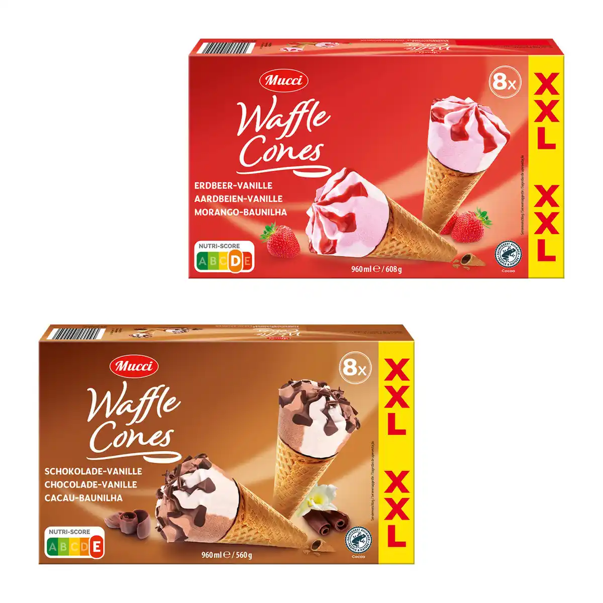 Bild 1 von MUCCI Waffelhörnchen XXL
