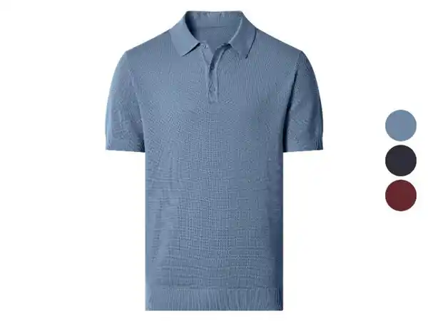 Bild 3 von ESMARA MEN Herren Premium Feinstrick-Poloshirt