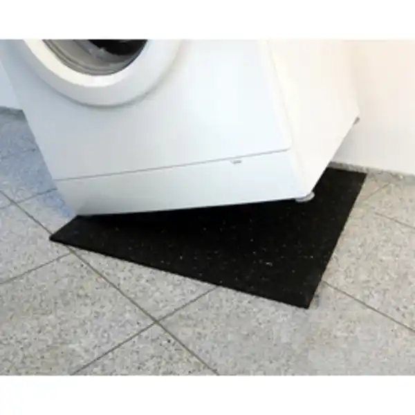 Bild 2 von Anti-Vibrationsmatte »Universal«, BxHxL: 60x60x1 cm, Gummi, schwarz/rot