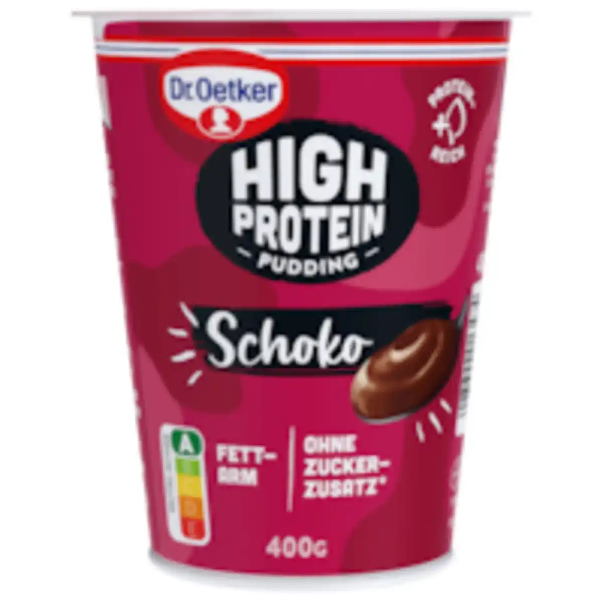 Bild 1 von Dr. Oetker High Protein Pudding Schoko oder Rote Grütze