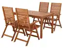 Bild 3 von LIVARNO® Akazie-Set "Sevilla" 5-teilig - Tisch & 4 Klappsessel