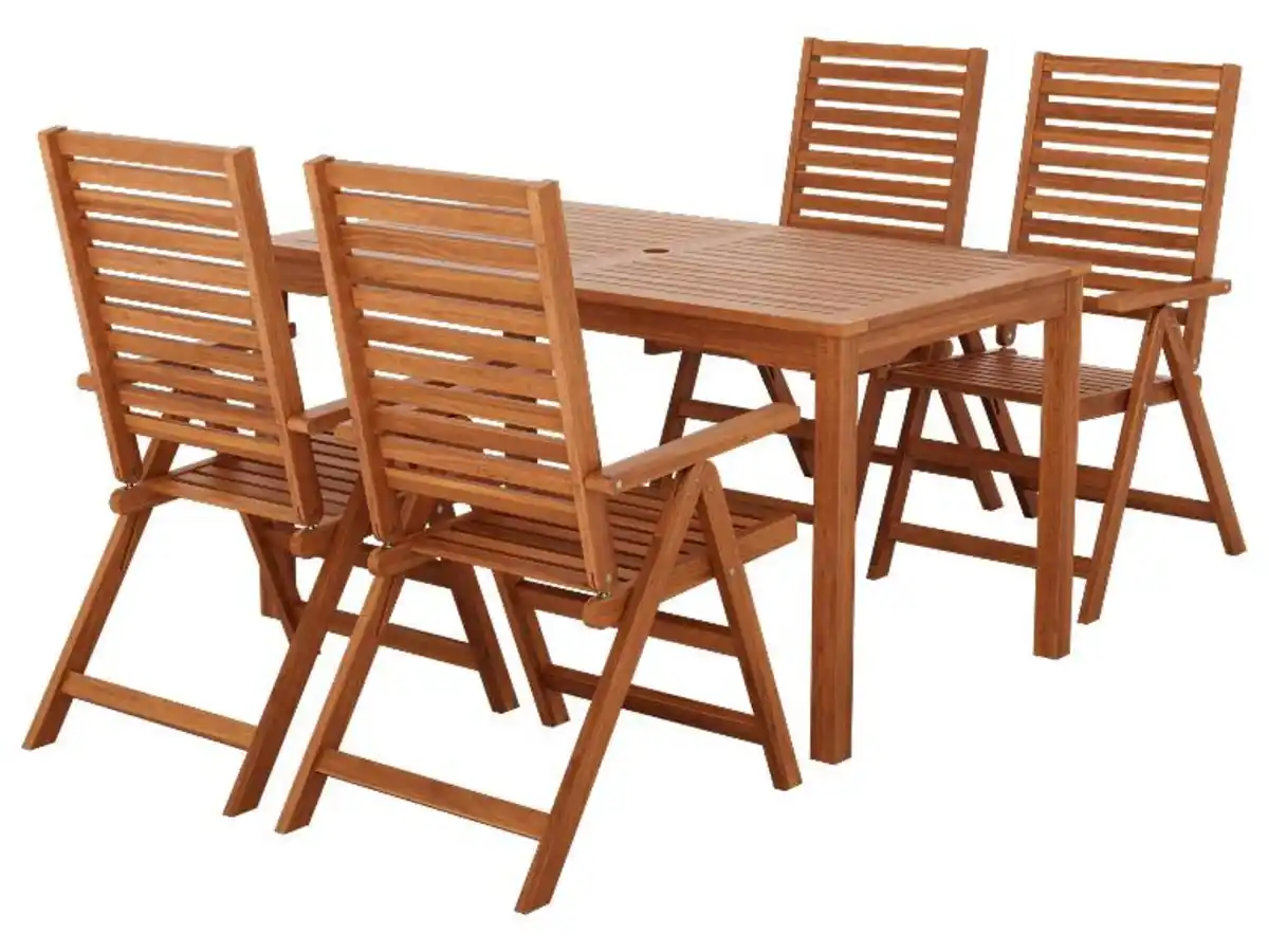 Bild 3 von LIVARNO® Akazie-Set "Sevilla" 5-teilig - Tisch & 4 Klappsessel