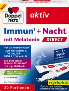 Doppelherz Immun + Nacht direct Granulat-Sticks 20 St, 36 g