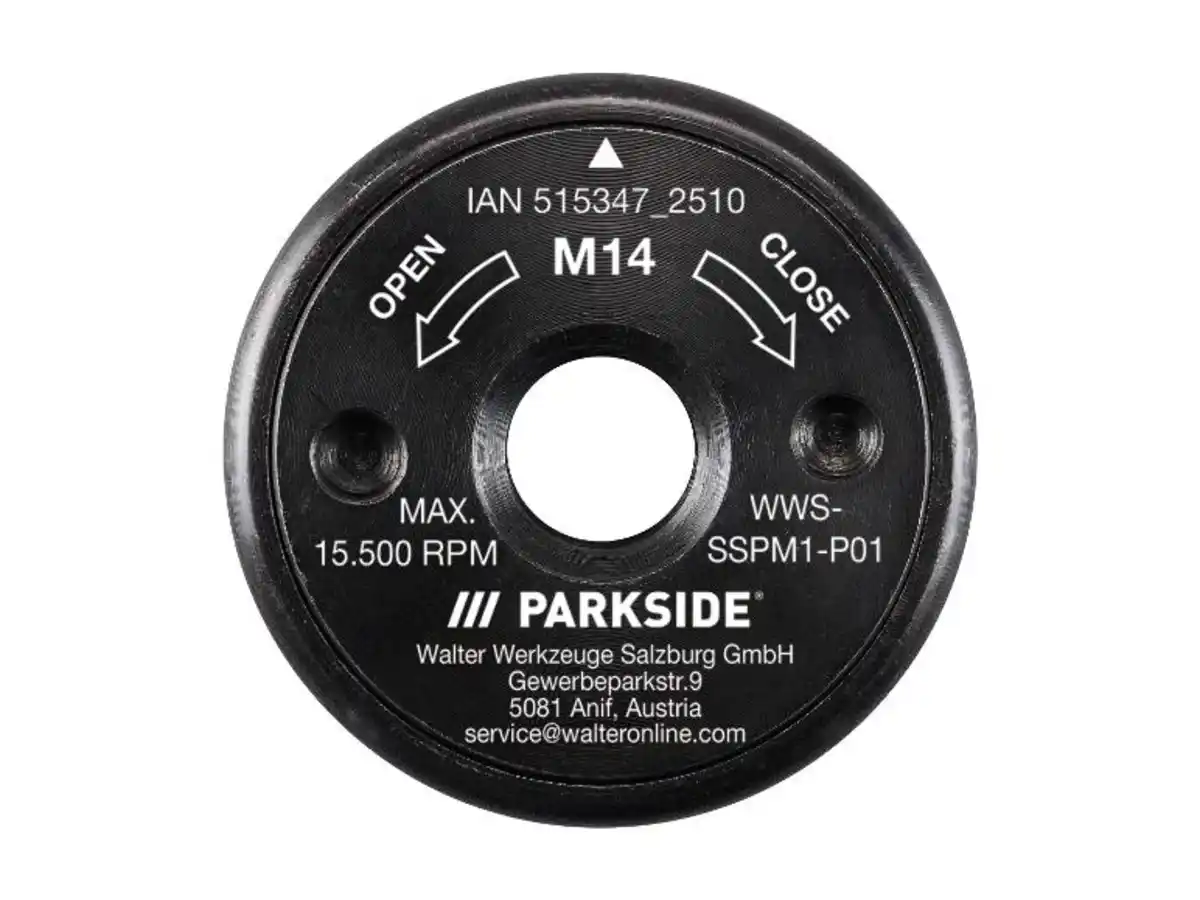 Bild 2 von PARKSIDE® Metall-Trennscheiben / Schnellspannmutter für Winkelschleifer