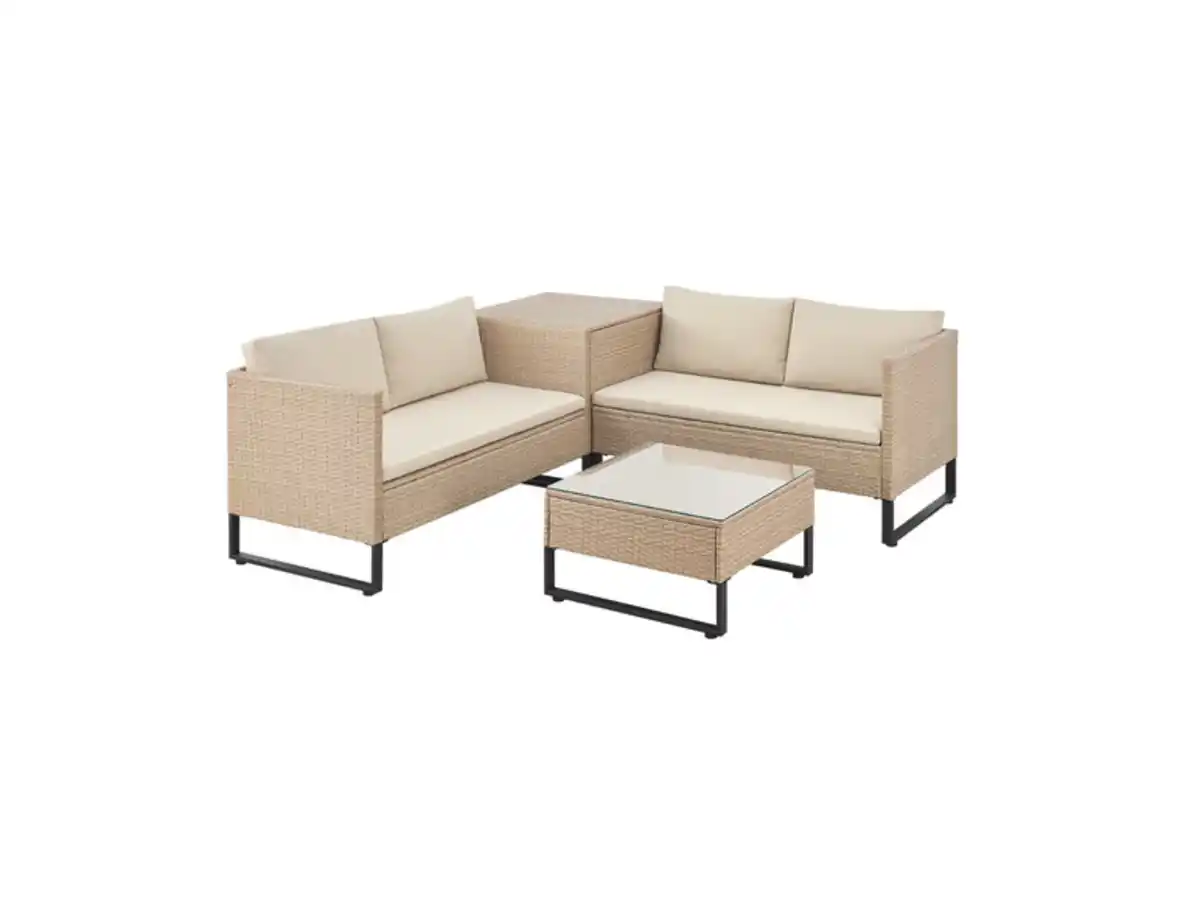 Bild 1 von JUSKYS Polyrattan Lounge »Santorini«, 4-tlg.