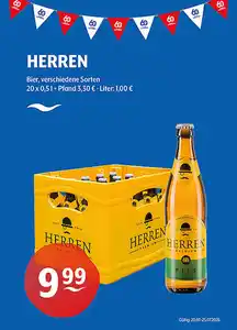 HERREN Bier verschiedene Sorten