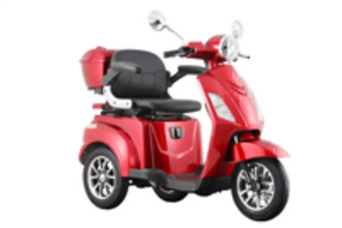 Bild 4 von E-Seniorenmobil Aktiv Mobil E-Trike Pro rot - 25 km/h - mit Hardkoffer