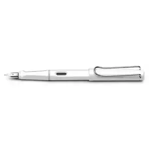 LAMY Füllhalter Safari 019 white weiß M, inkl. Patrone und Softetui