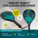 Bild 3 von Padelschläger 46,5cm schwarz Starter Set - 4tlg.