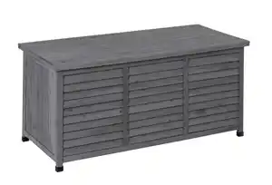 Outdoor Aufbewahrungsbox, Grau, ca. 130 x 64 x 60 cm