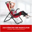 Bild 3 von Inversionstrainer Deluxe - Heimtrainer für Rücken, Bauch, Rumpf & Beine - Rot / Schwarz