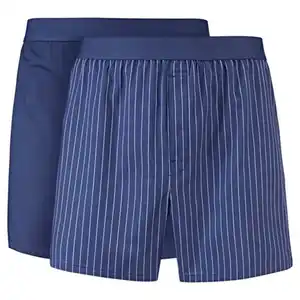 UP2FASHION MEN Herren Boxershorts, Blau / Blau Gestreift, M