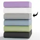 Bild 3 von Mako-Feinjersey Spannbetttuch - ca. 180 - 200 x 200 cm