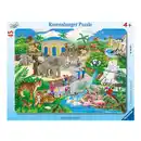 Bild 1 von Rahmenpuzzle - Besuch im Zoo - 45 Teile