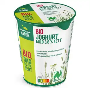 NUR NUR NATUR Bio-Naturjoghurt 3,8 % Fett 400 g